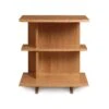 Berkeley Open Shelf Nightstand - Left -HomeNest Store Berkeley Cherry Open Shelf Nightstand Left
