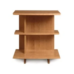 Berkeley Open Shelf Nightstand - Left -HomeNest Store Berkeley Cherry Open Shelf Nightstand Natural Cherry
