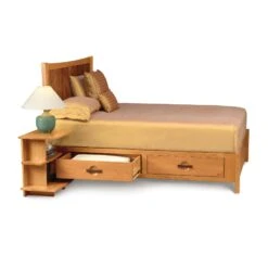 Berkeley Cherry Storage Bed -HomeNest Store Berkeley Cherry Storage Bed 2