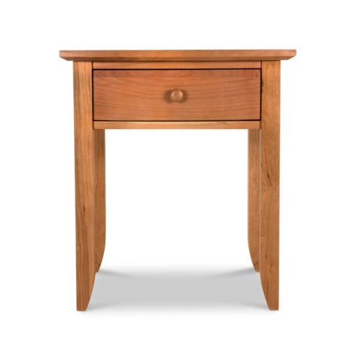 Bow Front 1-Drawer Nightstand - Image 2