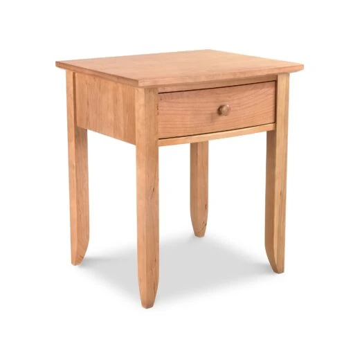 Bow Front 1-Drawer Nightstand - Image 4
