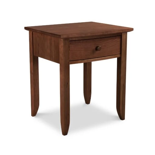 Bow Front 1-Drawer Nightstand - Image 5