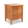 Bow Front 3-Drawer Nightstand -HomeNest Store Bow Front 3 Drawer Nightstand