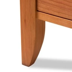 Bow Front 3-Drawer Nightstand -HomeNest Store Bow Front 3 Drawer Nightstand 2