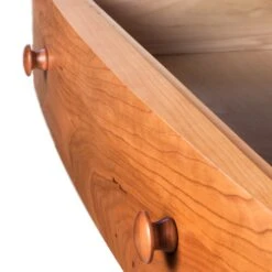 Bow Front 5-Drawer Chest -HomeNest Store Bow Front 5 Drawer Chest 2