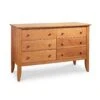 Bow Front 6-Drawer Dresser -HomeNest Store Bow Front 6 Drawer Dresser