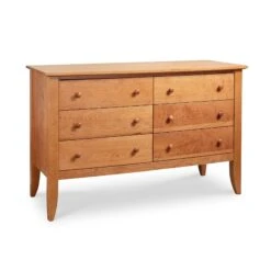 Bow Front 6-Drawer Dresser