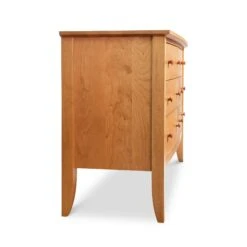 Bow Front 6-Drawer Dresser -HomeNest Store Bow Front 6 Drawer Dresser 2
