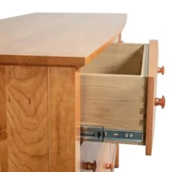 Bow Front 6-Drawer Dresser -HomeNest Store Bow Front 6 Drawer Dresser 5