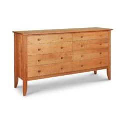 Bow Front 8-Drawer Dresser