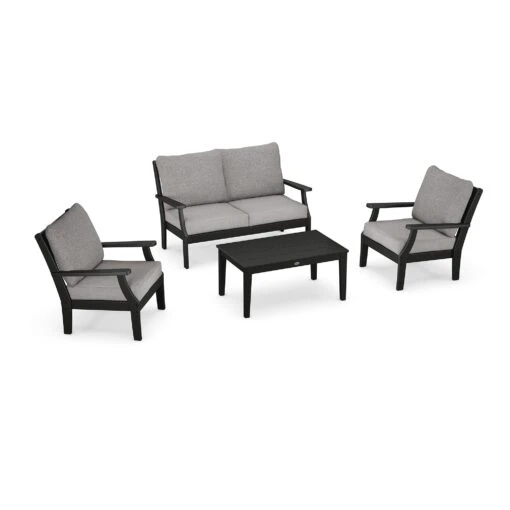 POLYWOOD Braxton 4-Piece Deep Seating Chair Set - Image 2