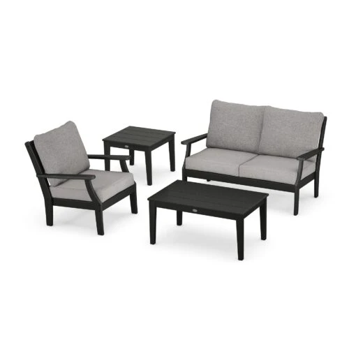 POLYWOOD Braxton 4-Piece Deep Seating Set - Image 2