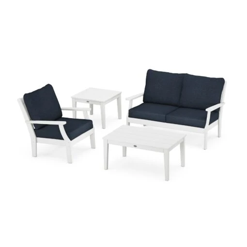 POLYWOOD Braxton 4-Piece Deep Seating Set - Image 3