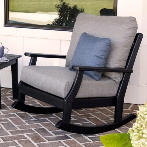 POLYWOOD Braxton Deep Seating Rocking Chair - Image 2