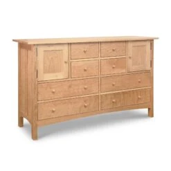 Burlington Shaker 8-Drawer 2-Door Dresser -HomeNest Store Burlington Shaker 8 Drawer 2 Door Dresser Natural Maple yorc2z