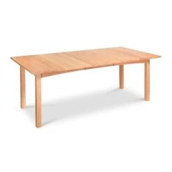 Burlington Shaker Extension Dining Table -HomeNest Store Burlington Shaker Extension Dining Table 40x60 1 Leaf Natural Maple