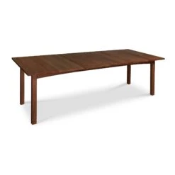 Burlington Shaker Extension Dining Table -HomeNest Store Burlington Shaker Extension Dining Table 40x60 2 Leaves Natural Walnut