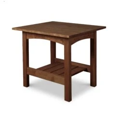 Burlington Shaker Lamp Table -HomeNest Store Burlington Shaker Lamp Table Natural Walnut
