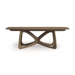 Butterfly Extension Dining Table -HomeNest Store Butterfly Extension Table 46x72 Taupe Oak