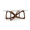 Butterfly Glass Top Dining Table -HomeNest Store Butterfly Glass Top Table