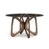 Butterfly Round Sintered Stone Top Table -HomeNest Store Butterfly Round Sintered Stone Top Table