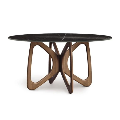 Butterfly Round Sintered Stone Top Table - Image 7