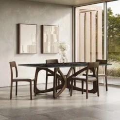Front Page -HomeNest Store Butterfly Sintered Stone Top Table Life 1