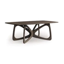 Butterfly Solid Top Dining Table -HomeNest Store Butterfly Solid Top Table 48x84 Seared Oak