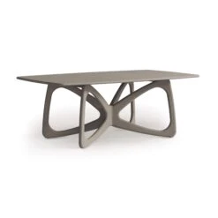 Butterfly Solid Top Dining Table -HomeNest Store Butterfly Solid Top Table 48x84 Weathered Oak