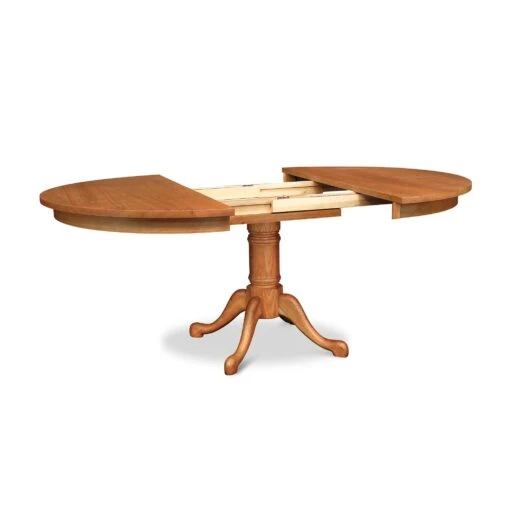 Cabriole Single Pedestal Round Extension Table - Image 2