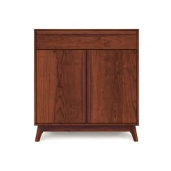 Catalina 1-Drawer, 2-Door Buffet -HomeNest Store Catalina Cherry 1 Drawer 2 Door Buffet Cognac Cherry