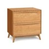 Catalina 2-Drawer Nightstand -HomeNest Store Catalina Cherry 2 Drawer Nightstand