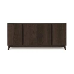 Catalina 4-Door Buffet -HomeNest Store Catalina Cherry 4 Door Buffet Smoke Cherry