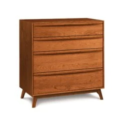 Catalina 4-Drawer Chest -HomeNest Store Catalina Cherry 4 Drawer Chest Autumn Cherry