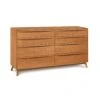 Catalina 8-Drawer Dresser -HomeNest Store Catalina Cherry 8 Drawer Dresser