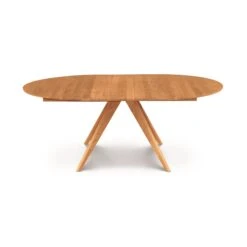 Catalina Round Extension Table -HomeNest Store Catalina Cherry Round Extension Table 3