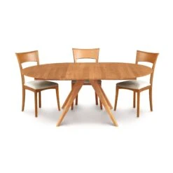 Catalina Round Extension Table -HomeNest Store Catalina Cherry Round Extension Table 5