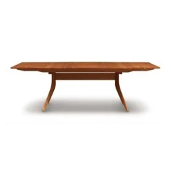 Catalina Trestle Extension Table -HomeNest Store Catalina Cherry Trestle Extension Table 40x60 with 1 Extension Leaf Autumn Cherry