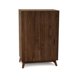 Catalina Bar Cabinet -HomeNest Store Catalina Walnut Bar Cabinet