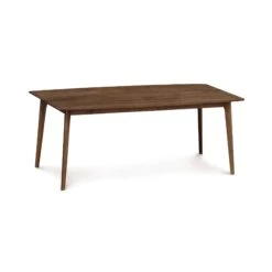 Catalina Solid-Top Table -HomeNest Store Catalina Walnut Solid Top Table 40x78 Natural Walnut