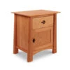 Cherry Moon 1-Drawer Nightstand With Door -HomeNest Store Cherry Moon 1 Drawer 1 Door Nighstand