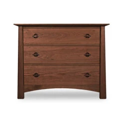 Cherry Moon 3-Drawer Chest -HomeNest Store Cherry Moon 3 Drawer Chest Natural Walnut a45hfe