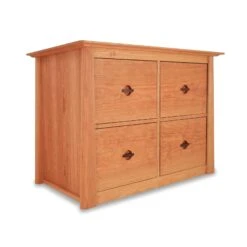 Cherry Moon 4-Drawer File Credenza