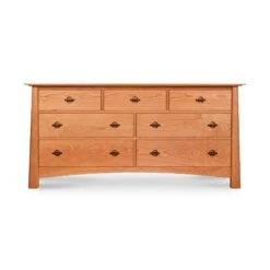Cherry Moon 7-Drawer Dresser -HomeNest Store Cherry Moon 7 Drawer Dresser Natural Cherry