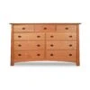 Cherry Moon 9-Drawer Dresser -HomeNest Store Cherry Moon 9 Drawer Dresser