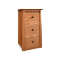 Cherry Moon File Cabinet -HomeNest Store Cherry Moon File Cabinet 3 File Vertical Natural Cherry