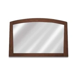 Cherry Moon Horizontal Mirror -HomeNest Store Cherry Moon Mirror Horizontal Natural Walnut