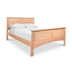 Cherry Moon Panel Bed -HomeNest Store Cherry Moon Panel Bed Queen Natural Maple