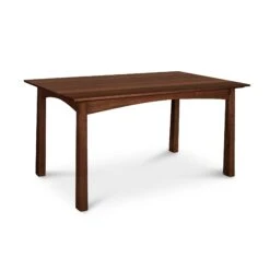 Cherry Moon Solid Top Dining Table -HomeNest Store Cherry Moon Solid Top Table 36x60 Natural Walnut