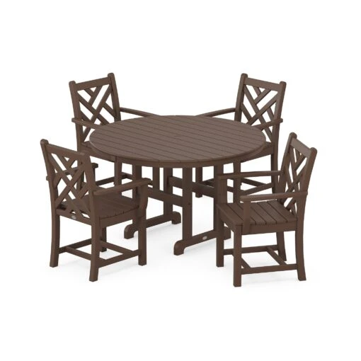 POLYWOOD Chippendale 5-Piece Dining Set - Image 5